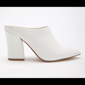 Forever 21 white mules